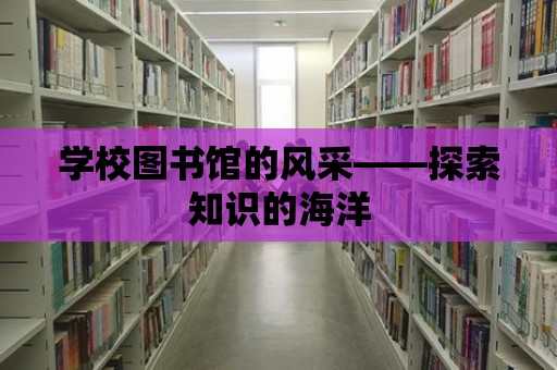 學校圖書館的風采——探索知識的海洋