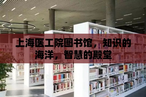 上海醫(yī)工院圖書館，知識的海洋，智慧的殿堂