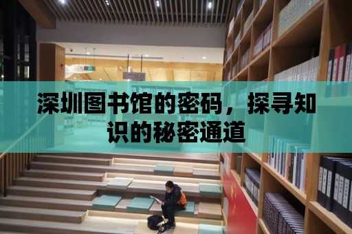 深圳圖書館的密碼，探尋知識的秘密通道