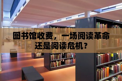 圖書館收費，一場閱讀革命還是閱讀危機？