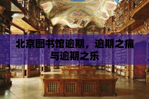 北京圖書館逾期，逾期之痛與逾期之樂