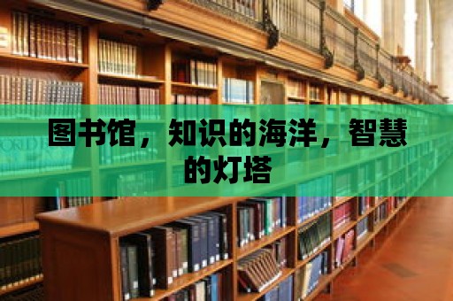 圖書館，知識的海洋，智慧的燈塔