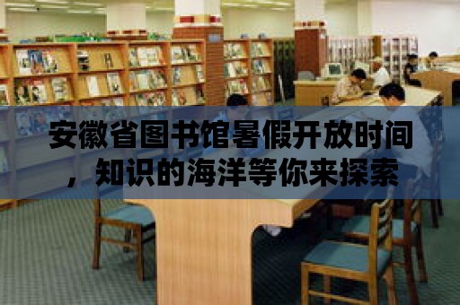 安徽省圖書館暑假開放時間，知識的海洋等你來探索