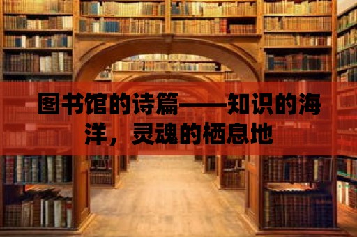 圖書館的詩篇——知識的海洋，靈魂的棲息地