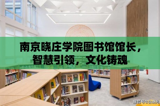 南京曉莊學院圖書館館長，智慧引領，文化鑄魂