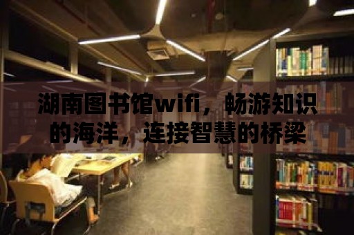 湖南圖書館wifi，暢游知識的海洋，連接智慧的橋梁