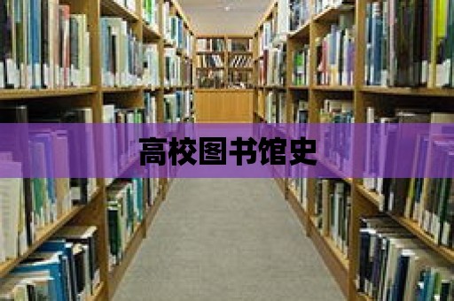 高校圖書館史