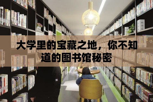 大學里的寶藏之地，你不知道的圖書館秘密