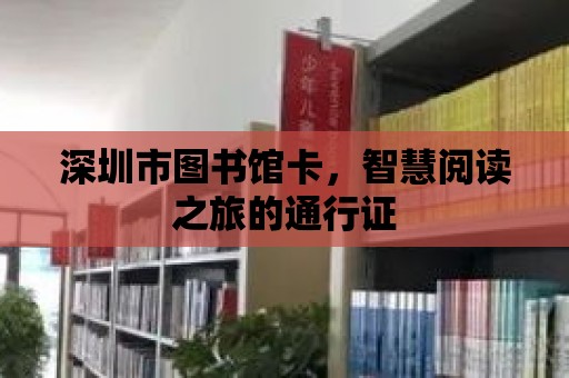 深圳市圖書館卡，智慧閱讀之旅的通行證