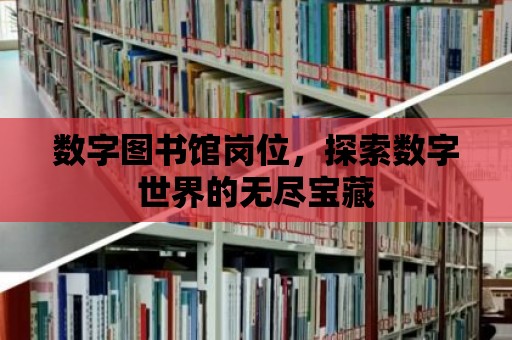 數(shù)字圖書館崗位，探索數(shù)字世界的無盡寶藏