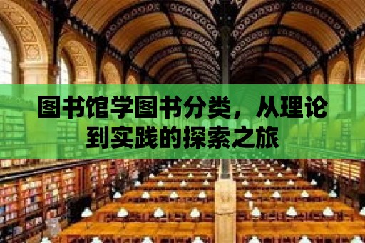 圖書館學圖書分類，從理論到實踐的探索之旅