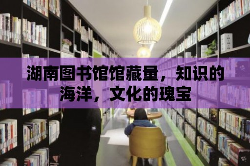 湖南圖書館館藏量，知識(shí)的海洋，文化的瑰寶