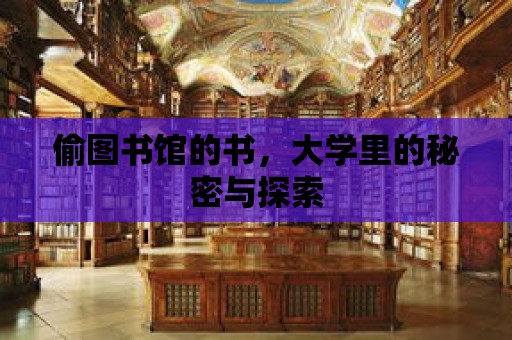 偷圖書館的書，大學里的秘密與探索