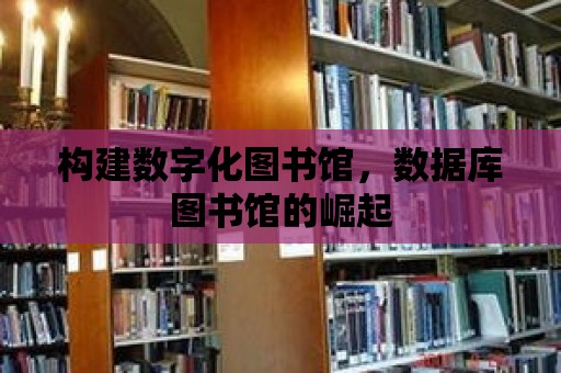 構建數字化圖書館，數據庫圖書館的崛起