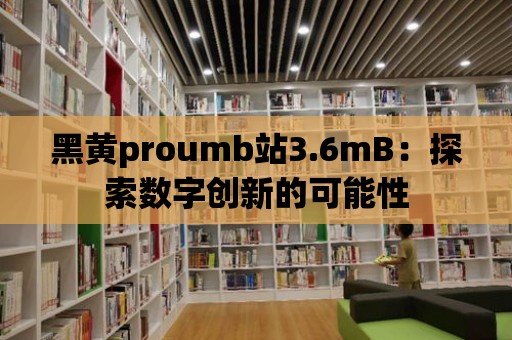 黑黃proumb站3.6mB：探索數(shù)字創(chuàng)新的可能性