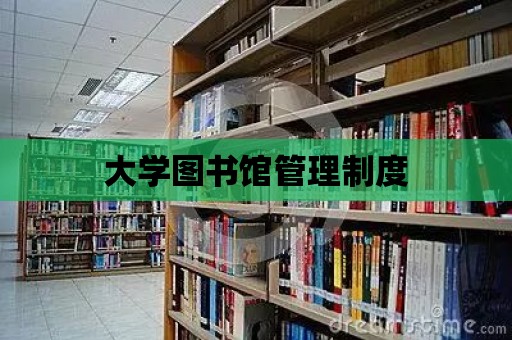 大學圖書館管理制度