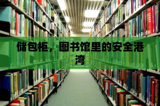 儲包柜，圖書館里的安全港灣