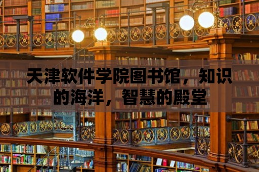 天津軟件學院圖書館，知識的海洋，智慧的殿堂