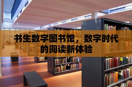 書生數字圖書館，數字時代的閱讀新體驗