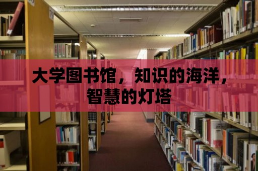 大學圖書館，知識的海洋，智慧的燈塔