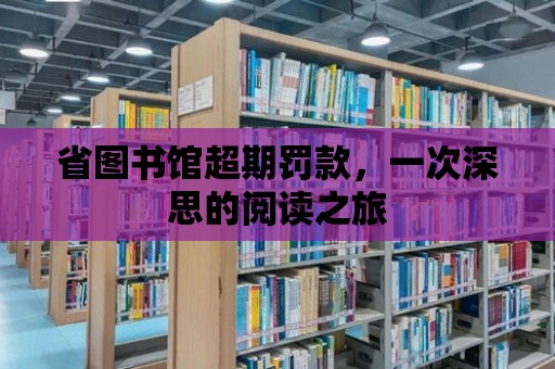 省圖書館超期罰款，一次深思的閱讀之旅