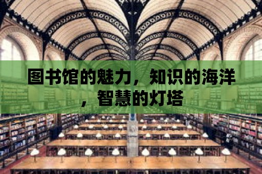 圖書館的魅力，知識的海洋，智慧的燈塔