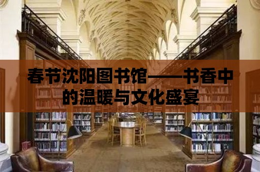 春節沈陽圖書館——書香中的溫暖與文化盛宴