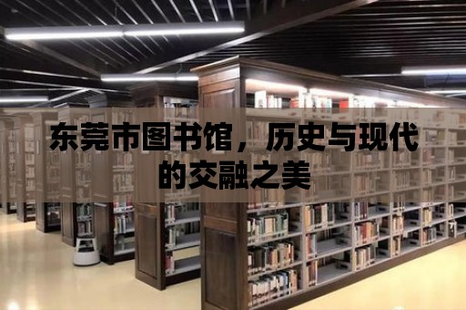 東莞市圖書館，歷史與現代的交融之美