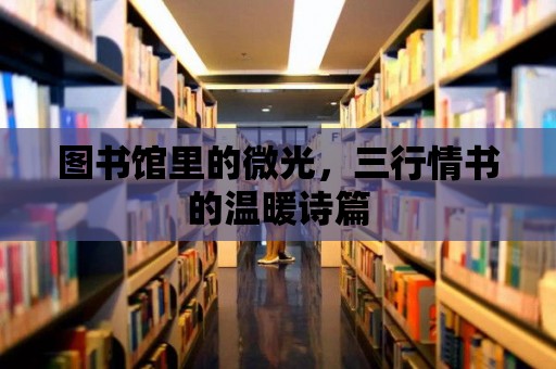 圖書館里的微光，三行情書的溫暖詩篇