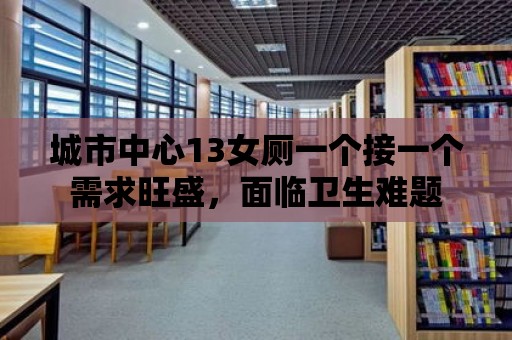 城市中心13女廁一個接一個需求旺盛，面臨衛生難題