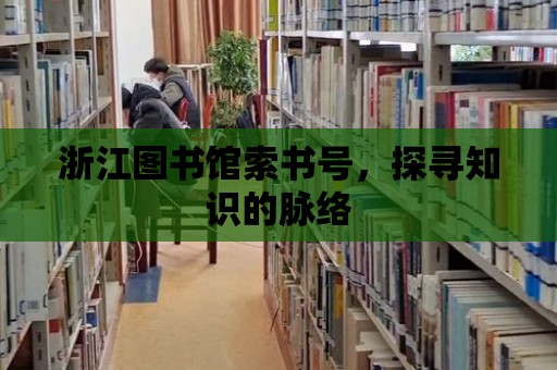 浙江圖書館索書號，探尋知識的脈絡(luò)