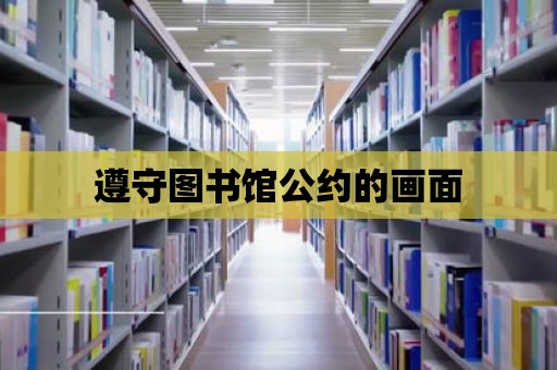 遵守圖書館公約的畫面