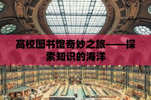 高校圖書館奇妙之旅——探索知識的海洋