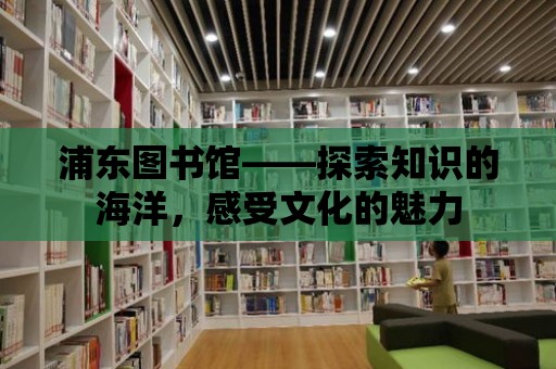 浦東圖書館——探索知識的海洋，感受文化的魅力