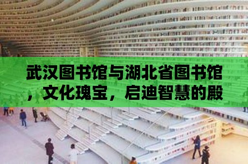 武漢圖書館與湖北省圖書館，文化瑰寶，啟迪智慧的殿堂