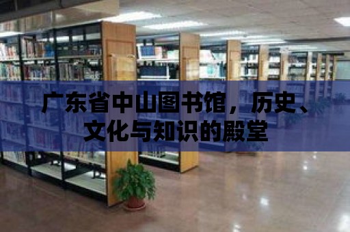 廣東省中山圖書館，歷史、文化與知識的殿堂