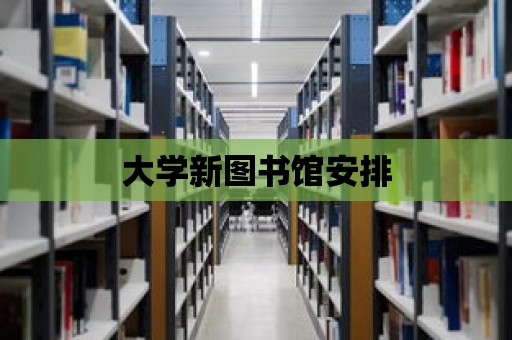 大學新圖書館安排