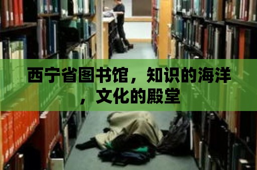 西寧省圖書館，知識的海洋，文化的殿堂