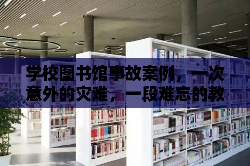 學校圖書館事故案例，一次意外的災難，一段難忘的教訓