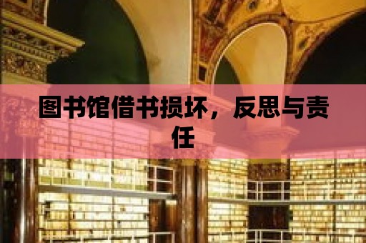 圖書館借書損壞，反思與責任