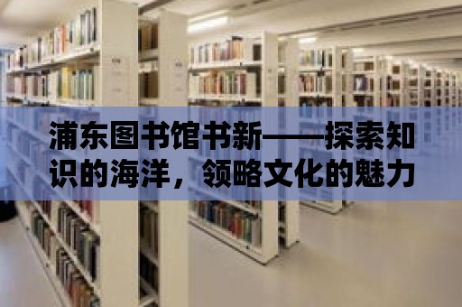 浦東圖書館書新——探索知識(shí)的海洋，領(lǐng)略文化的魅力