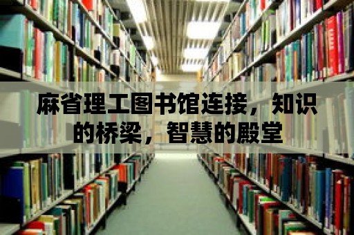 麻省理工圖書館連接，知識的橋梁，智慧的殿堂