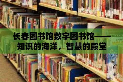 長春圖書館數字圖書館——知識的海洋，智慧的殿堂