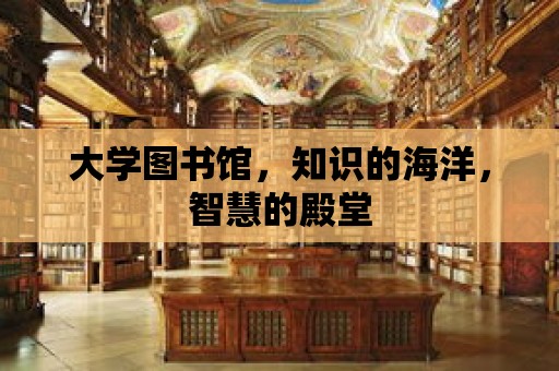 大學圖書館，知識的海洋，智慧的殿堂