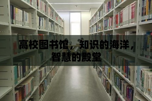 高校圖書館，知識的海洋，智慧的殿堂