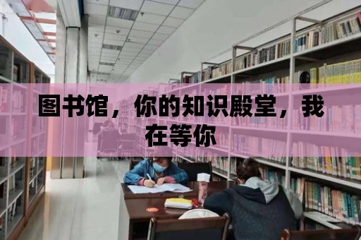 圖書館，你的知識殿堂，我在等你