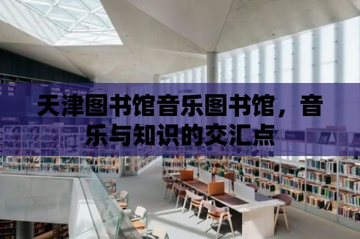 天津圖書館音樂圖書館，音樂與知識的交匯點