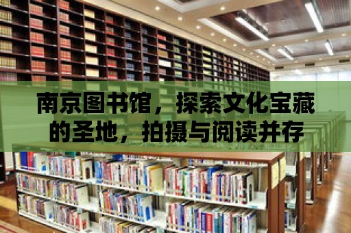 南京圖書館，探索文化寶藏的圣地，拍攝與閱讀并存