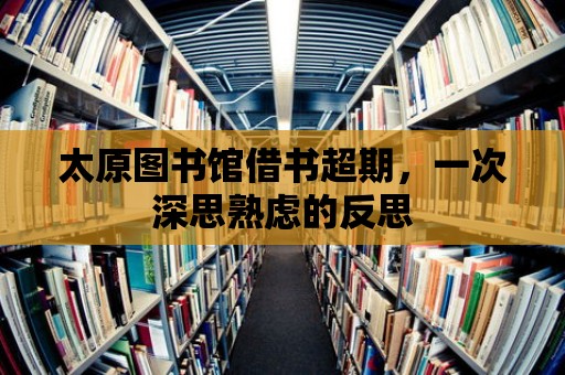 太原圖書館借書超期，一次深思熟慮的反思