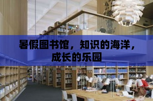 暑假圖書館，知識的海洋，成長的樂園